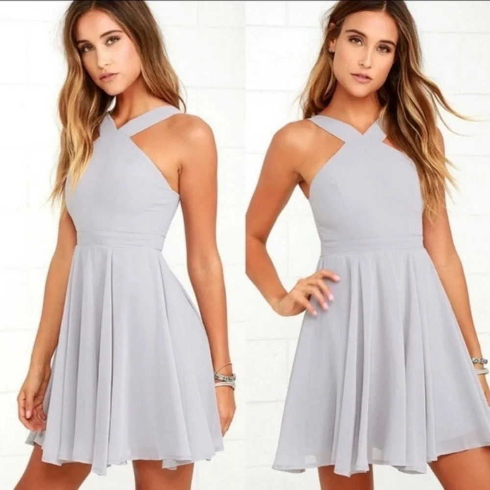 NWT Lulus Forevermore Skater Dress